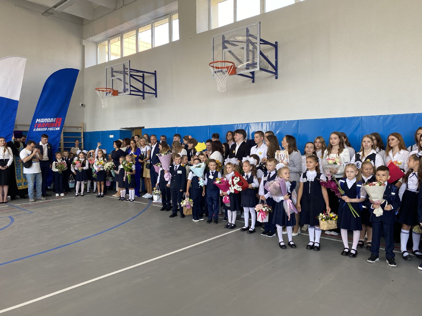 день знаний, начало нового учебного года, школа попова власиха, капремонт поповки, 1 сентября,