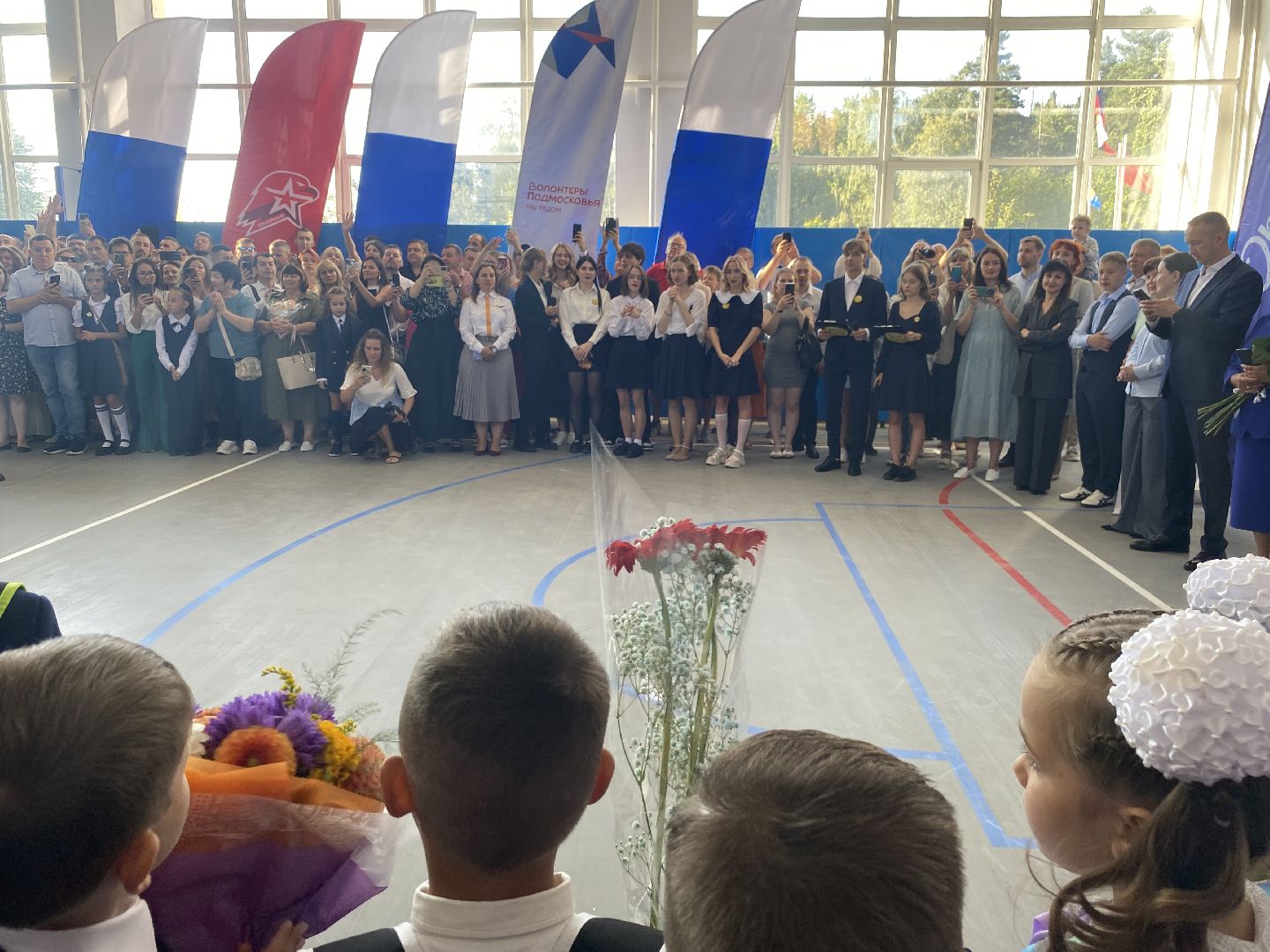 день знаний, начало нового учебного года, школа попова власиха, капремонт поповки, 1 сентября,