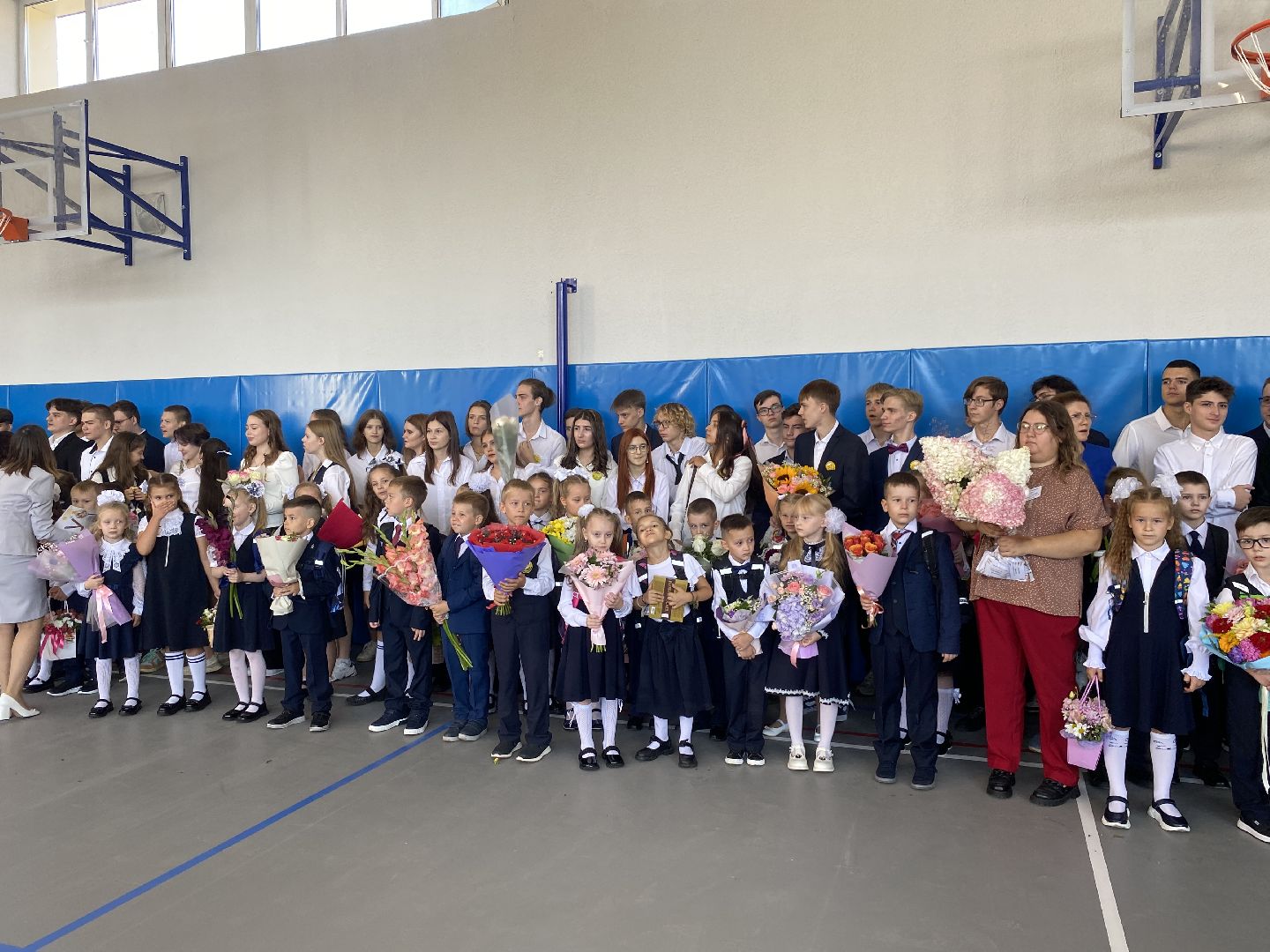 день знаний, начало нового учебного года, школа попова власиха, капремонт поповки, 1 сентября,