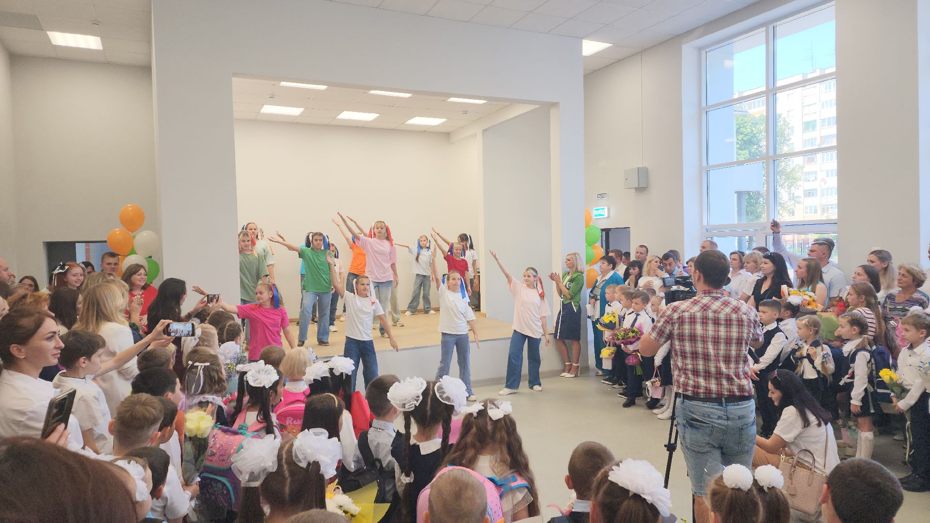 пушкинский округ, капремонт школы, день знаний, торжественное мероприятие, торжественная линейка,