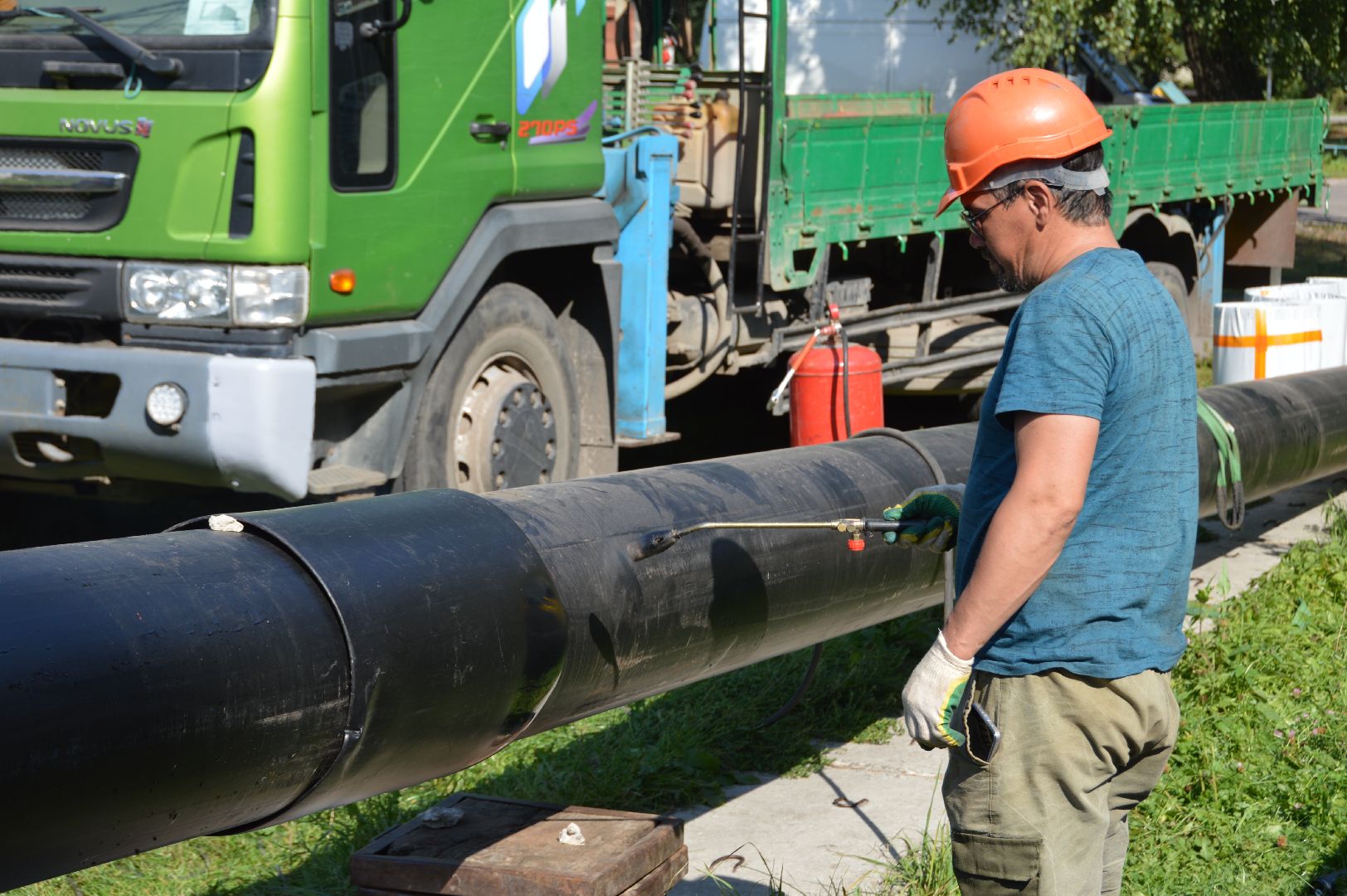 шатура, теплотрасса, подготовка к зимнему сезону, новые трубы, замена теплосетей,