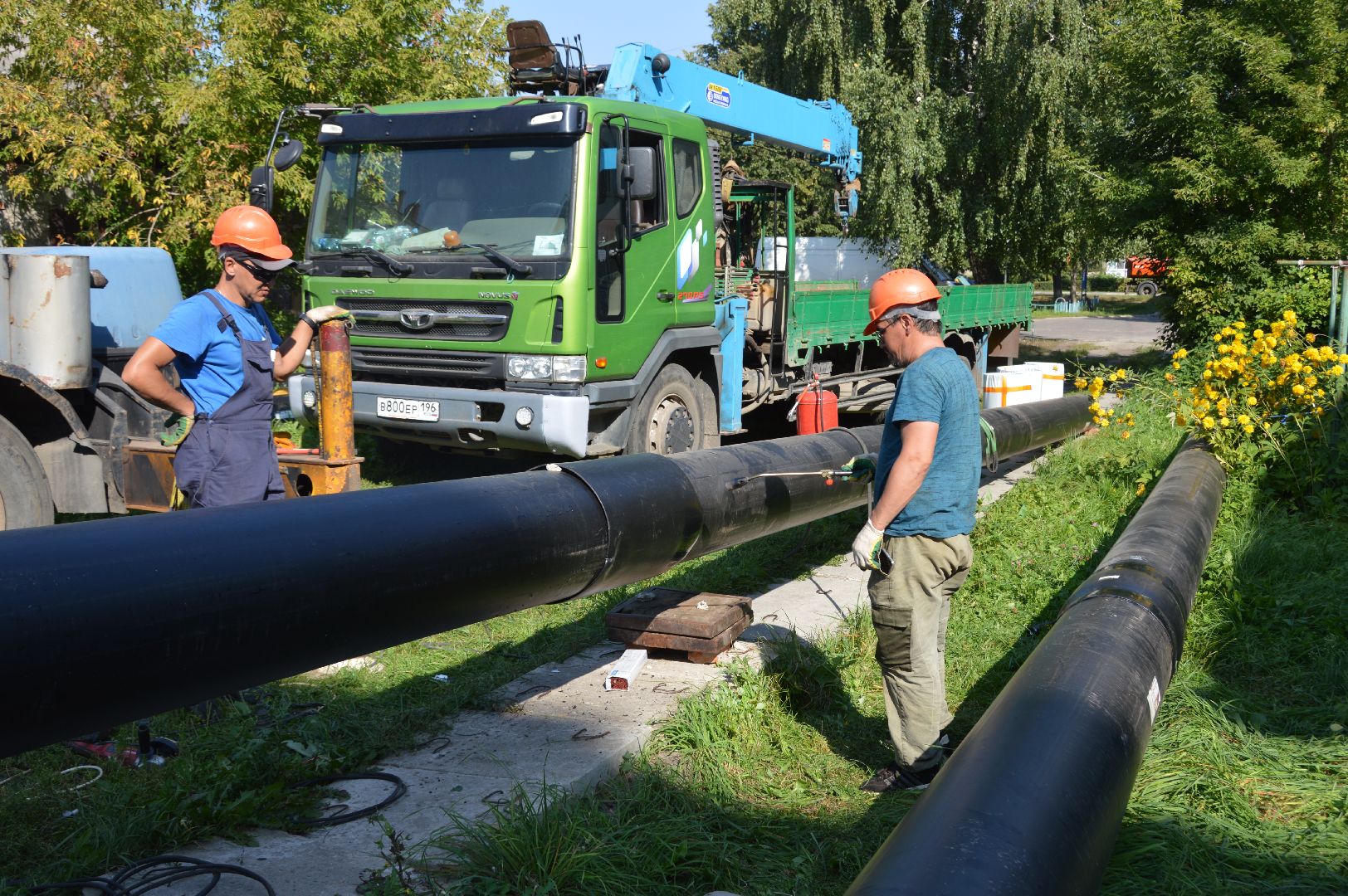 шатура, теплотрасса, подготовка к зимнему сезону, новые трубы, замена теплосетей,