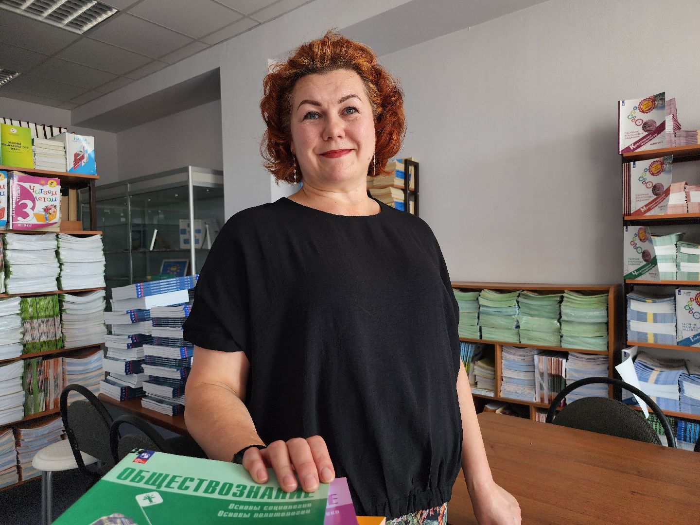 готовность школы к новому учебному году, школьная библиотека, образование, Старая Купавна, Богородский городской округ,