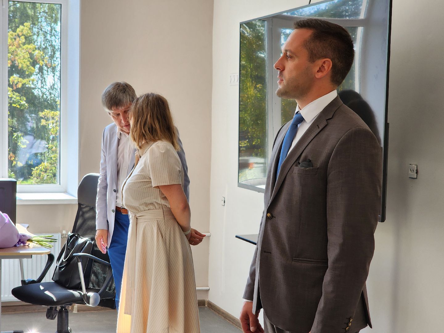 Дубна, День знаний, Учебный год, Линейка, Школа, Ученики, завершение капремонта,