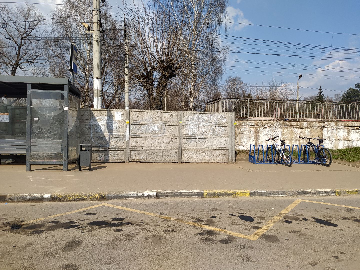 Велосипедная парковка, станция, остановка, благоустройство