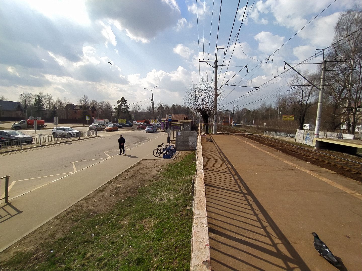 Велосипедная парковка, станция, остановка, благоустройство