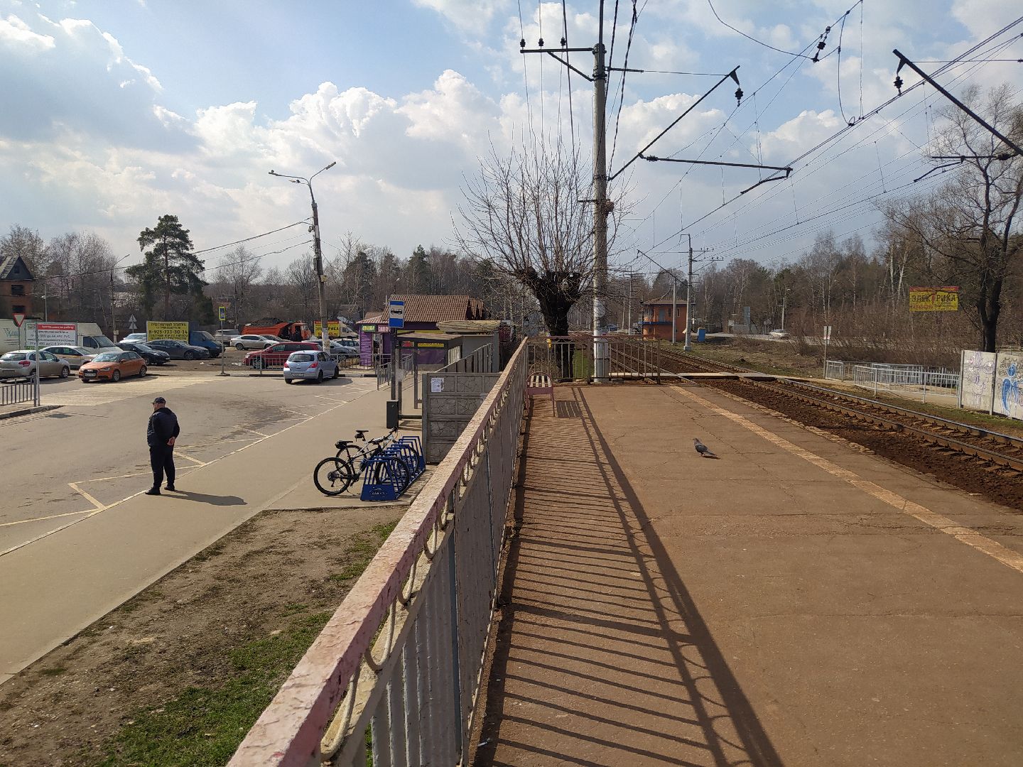 Велосипедная парковка, станция, остановка, благоустройство