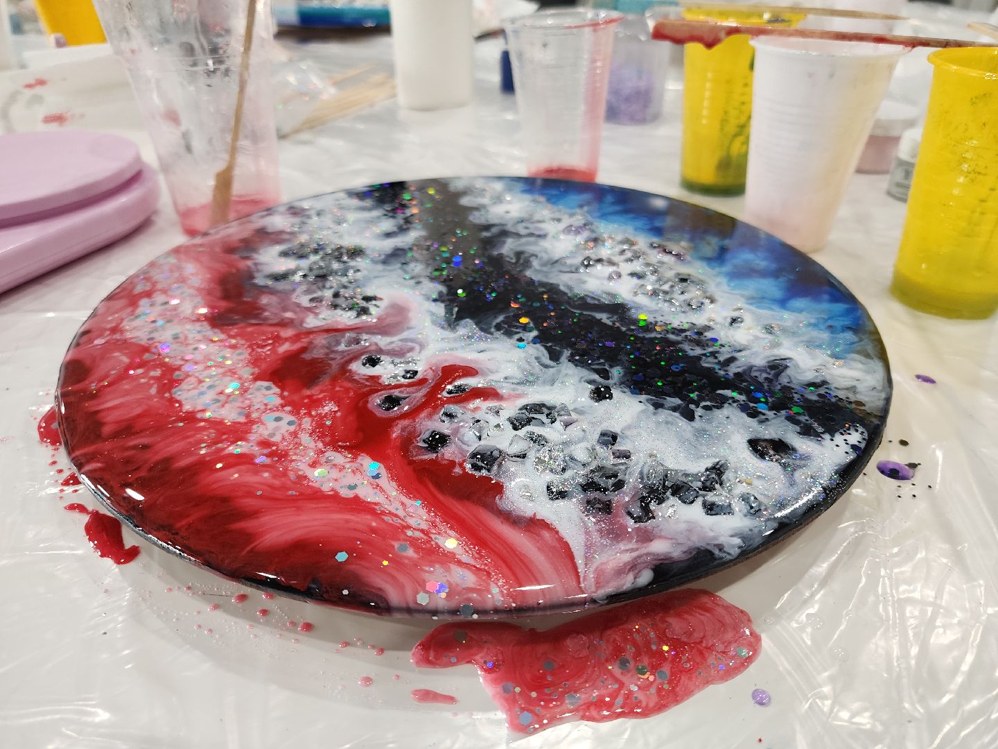 Черноголовка, День открытых дверей, мастер класс, эпоксидная смола,