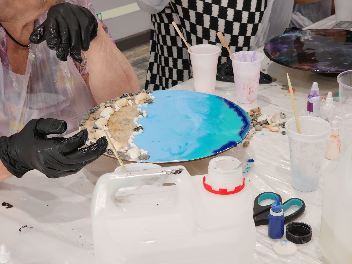 Черноголовка, День открытых дверей, мастер класс, эпоксидная смола,