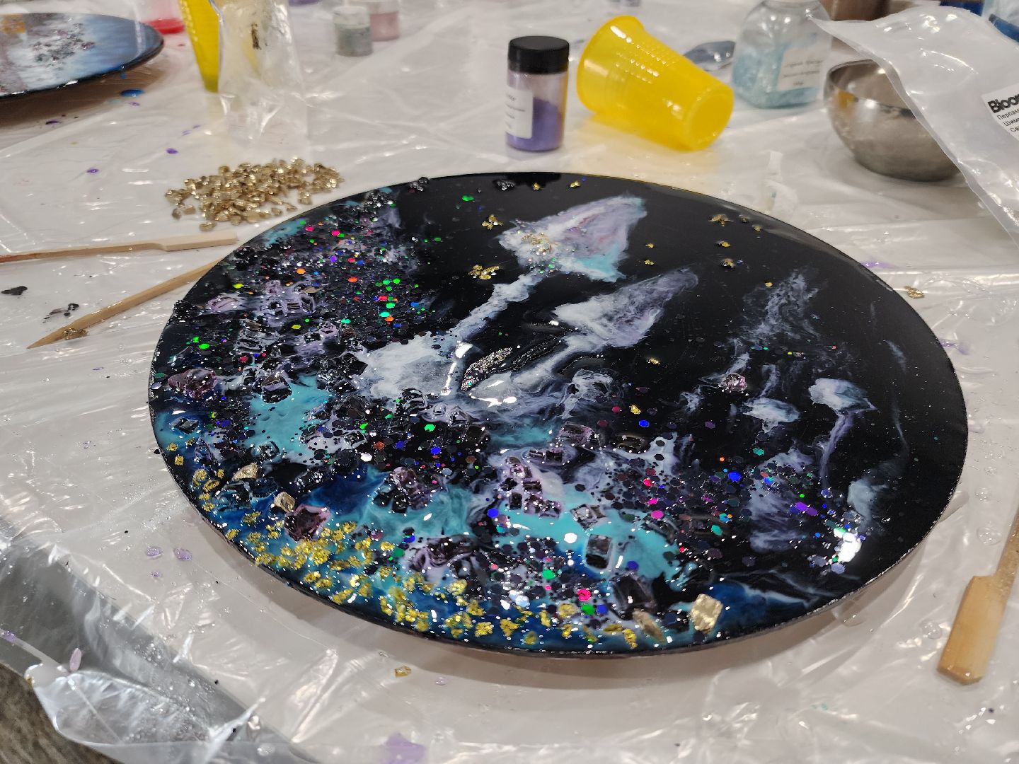 Черноголовка, День открытых дверей, мастер класс, эпоксидная смола,