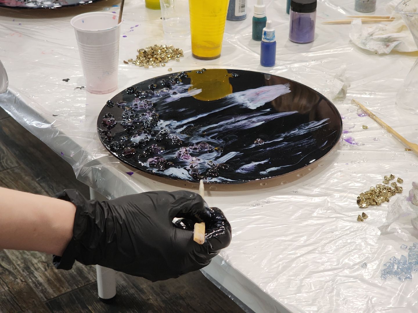 Черноголовка, День открытых дверей, мастер класс, эпоксидная смола,