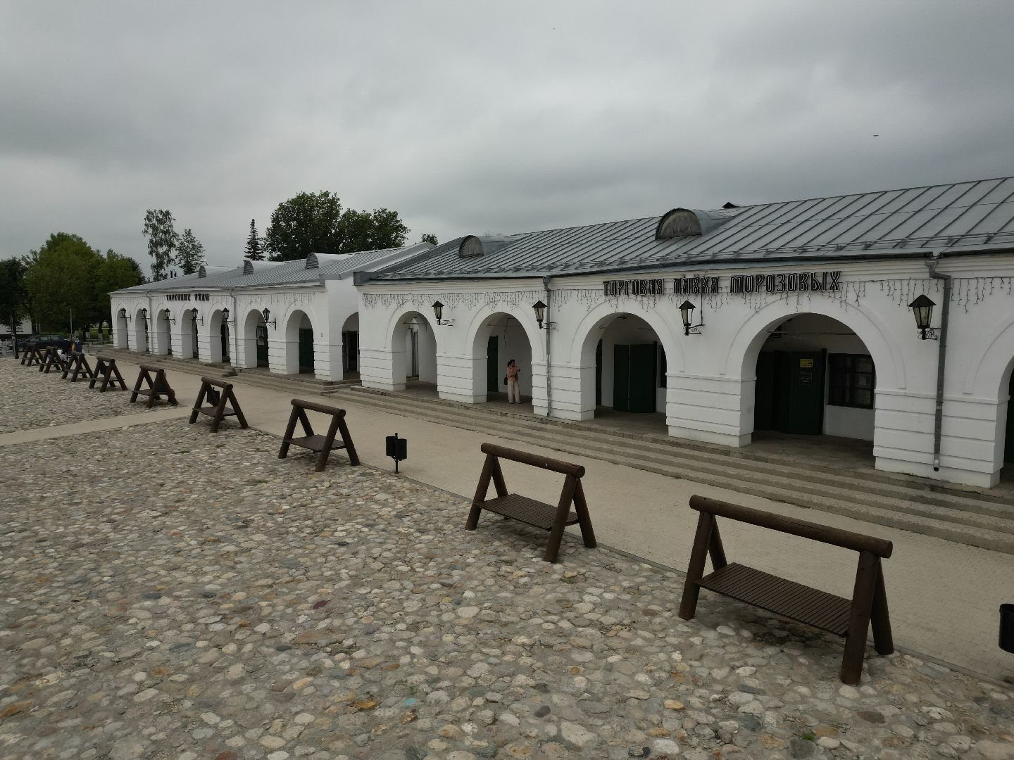 видео с коптера, торговые ряды, верея,