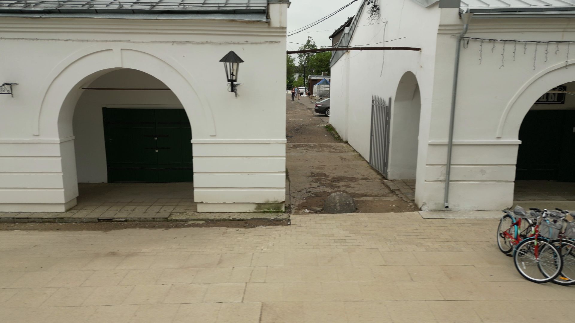 видео с коптера, торговые ряды, верея,