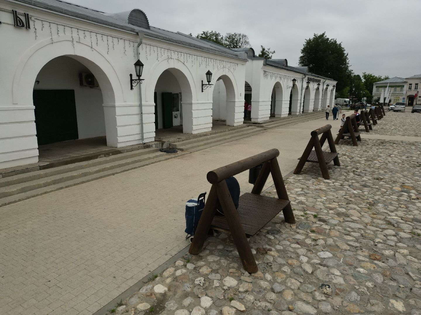 видео с коптера, торговые ряды, верея,