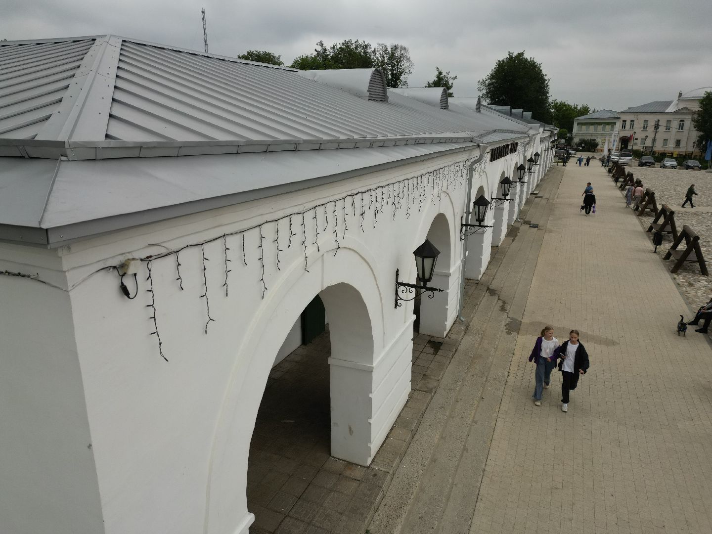 видео с коптера, площадь, верея,