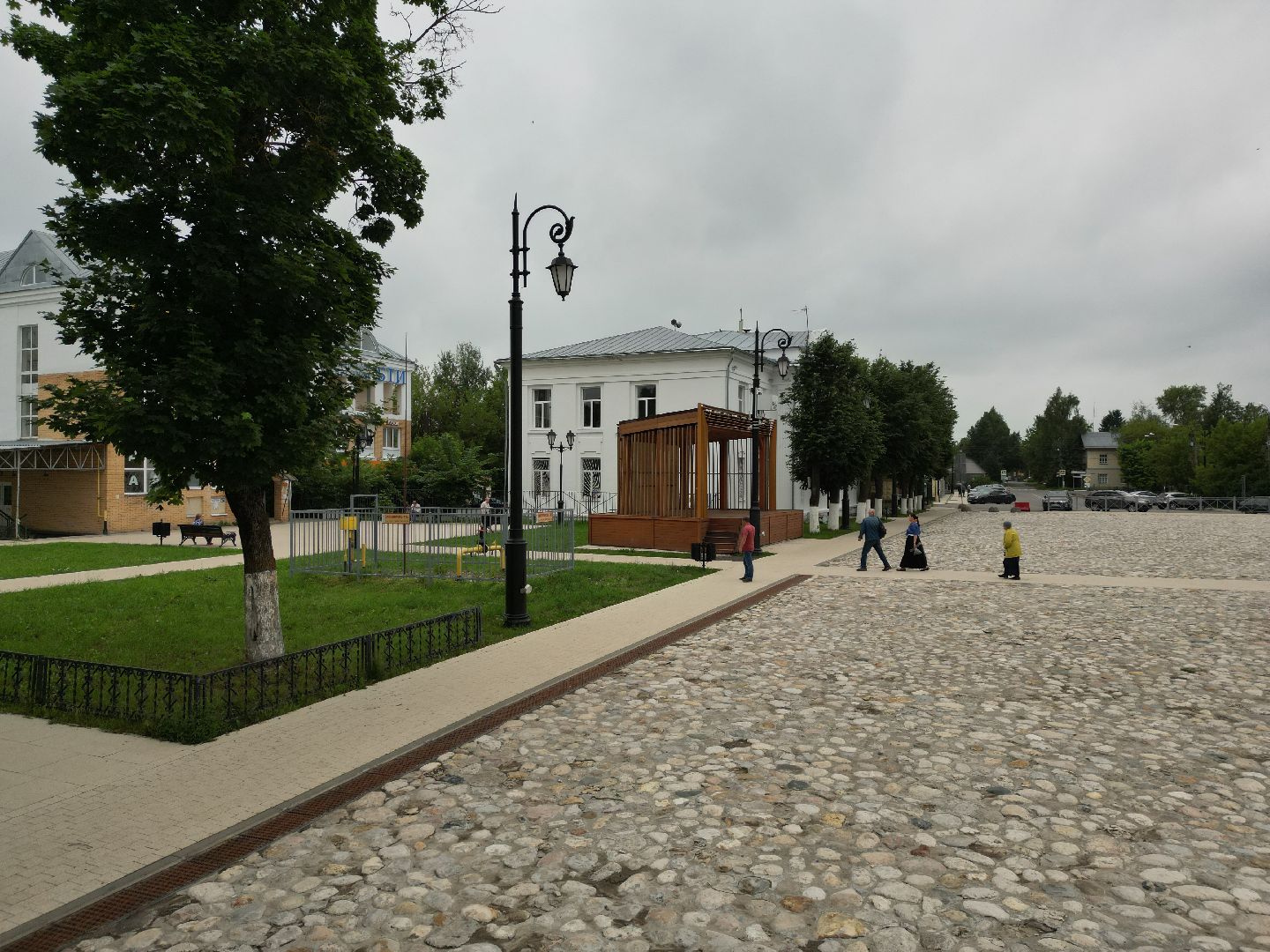 видео с коптера, площадь, верея,