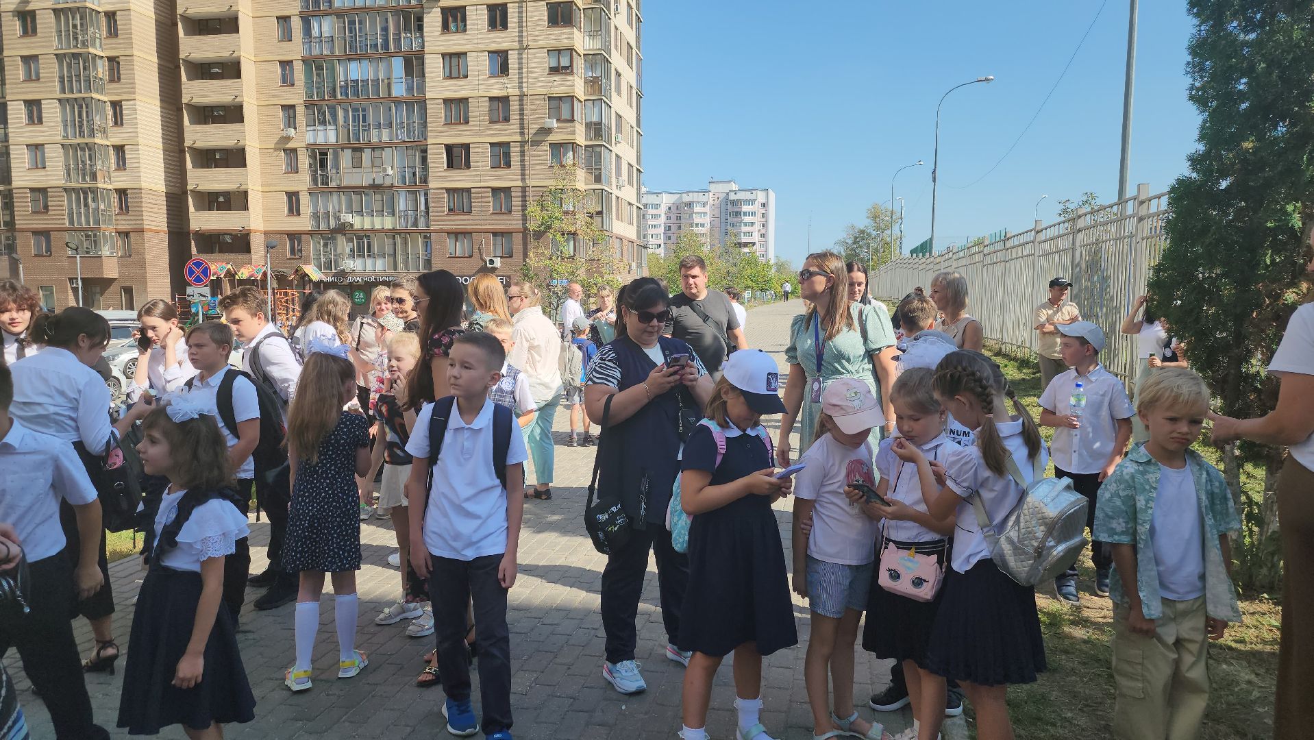 долгопрудный, Первый звонок 2024, 11 школа, кадеты,