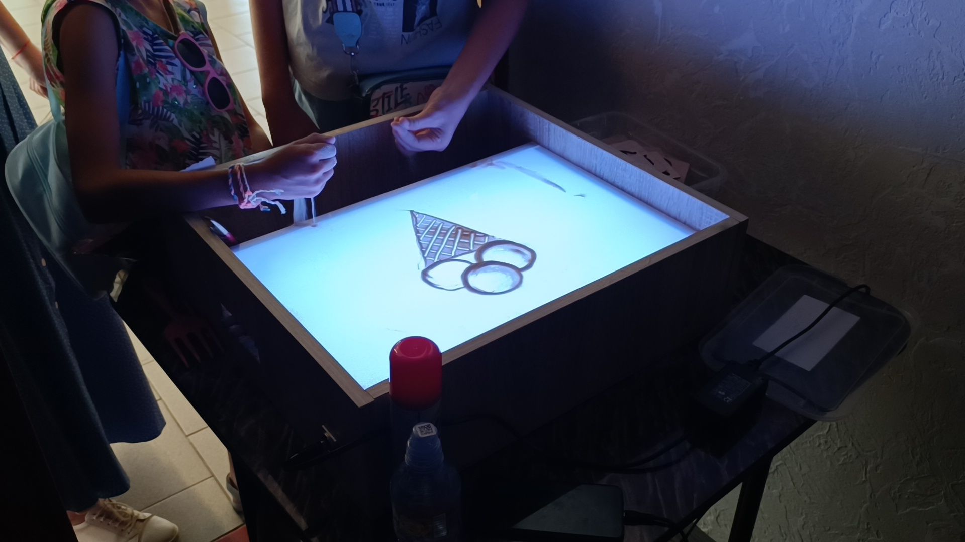 песочная живопись, собака, лобня,