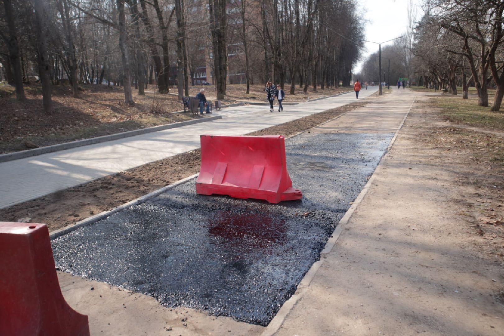 Пущино, благоустройство, ямочный ремонт