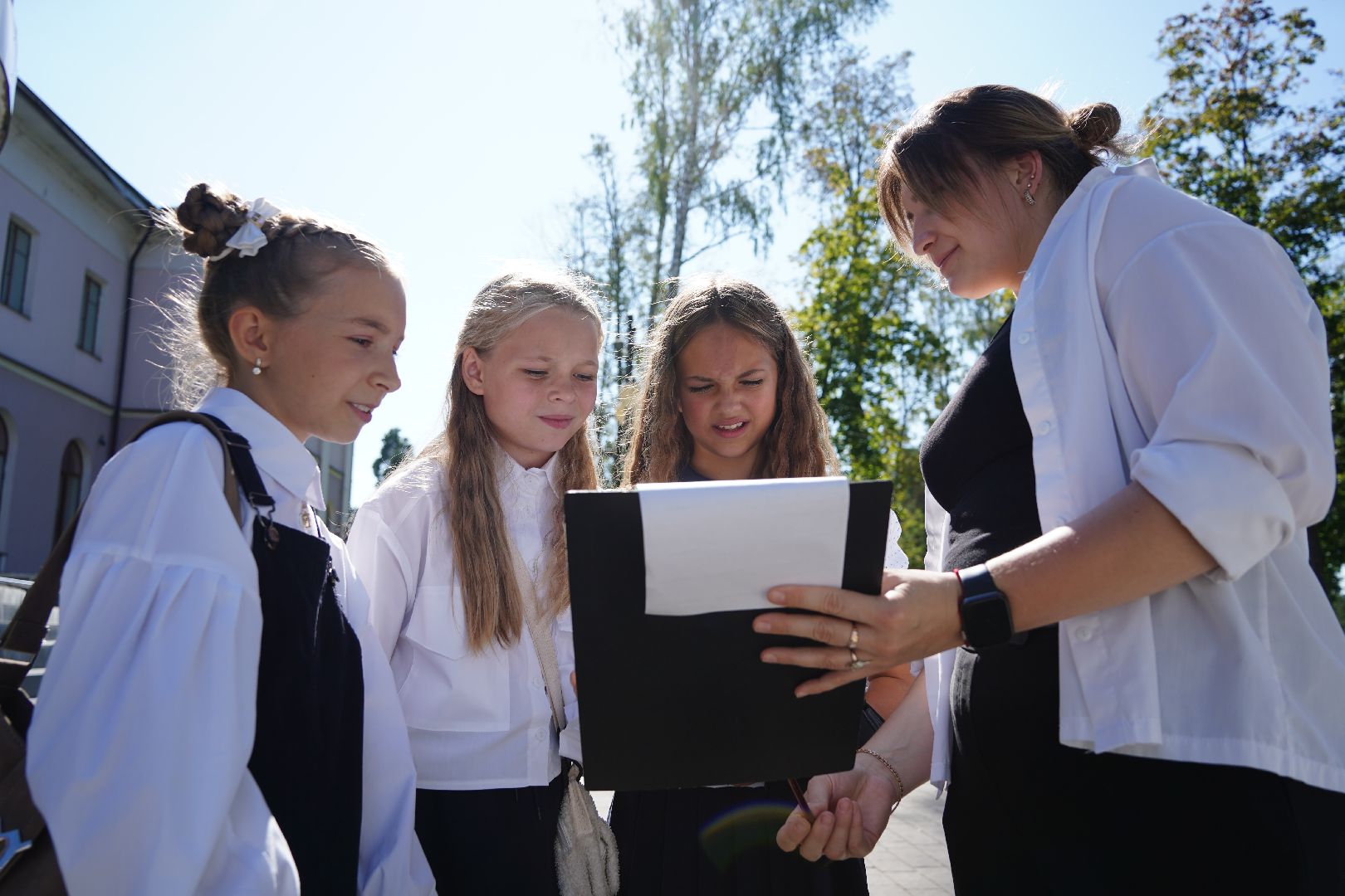 день знаний, парк знаний, Рошаль, парк Крестов брод, Большая Шатура, школьники,