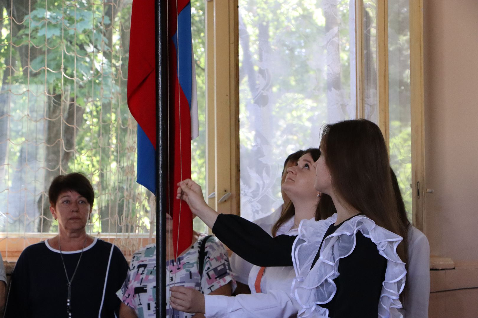 день знаний, совхозная сош, Серебряные пруды, глава городского округа,