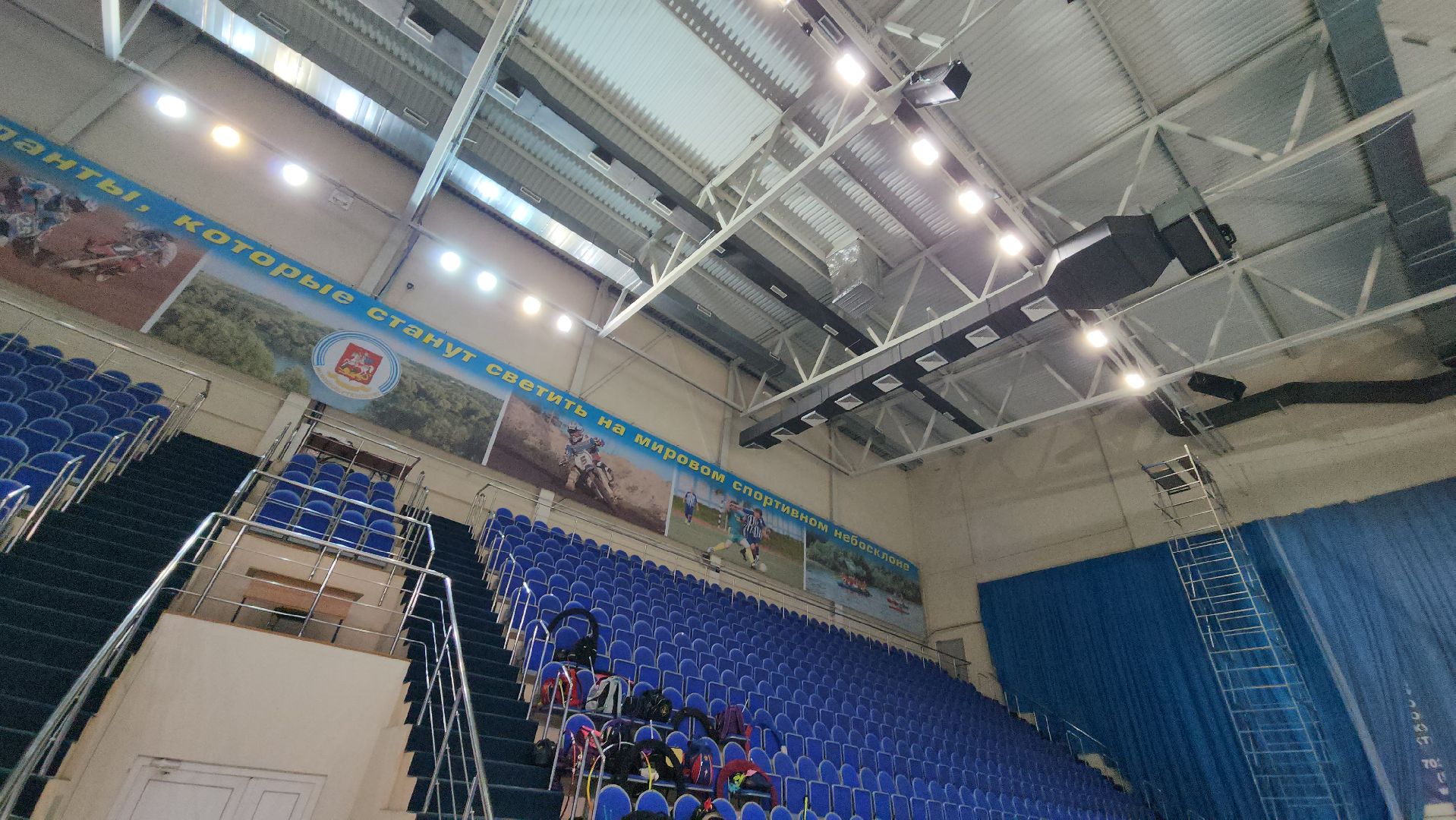 серпухов, поселок большевик, дс надежда, ремонт спортзала, Клубная улица,