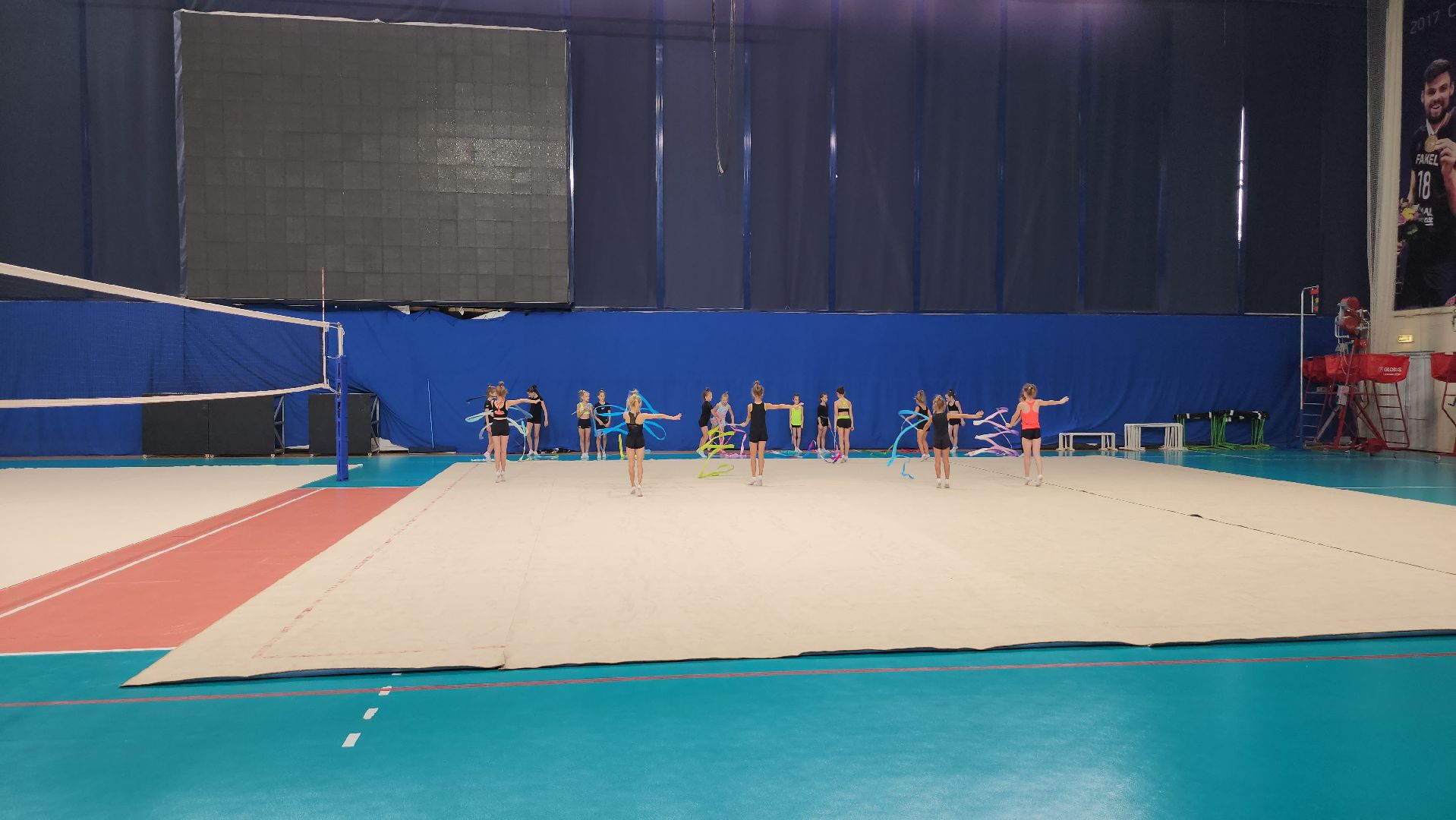 серпухов, поселок большевик, дс надежда, ремонт спортзала, Клубная улица,