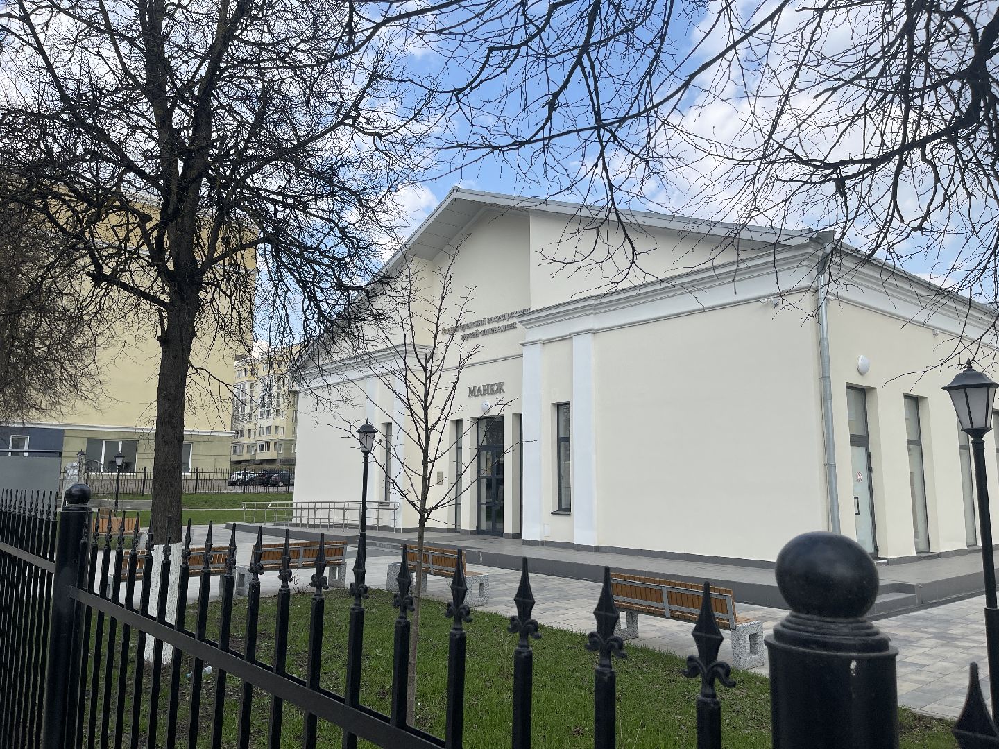 Звенигород, благоустройство, манеж, музей, остановка, история