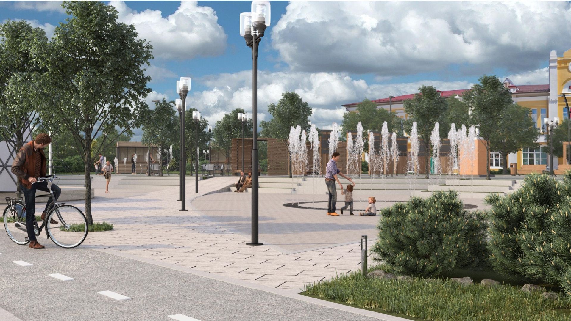 Талдом, Реконструкция площади Карла Маркса, Минблаго,