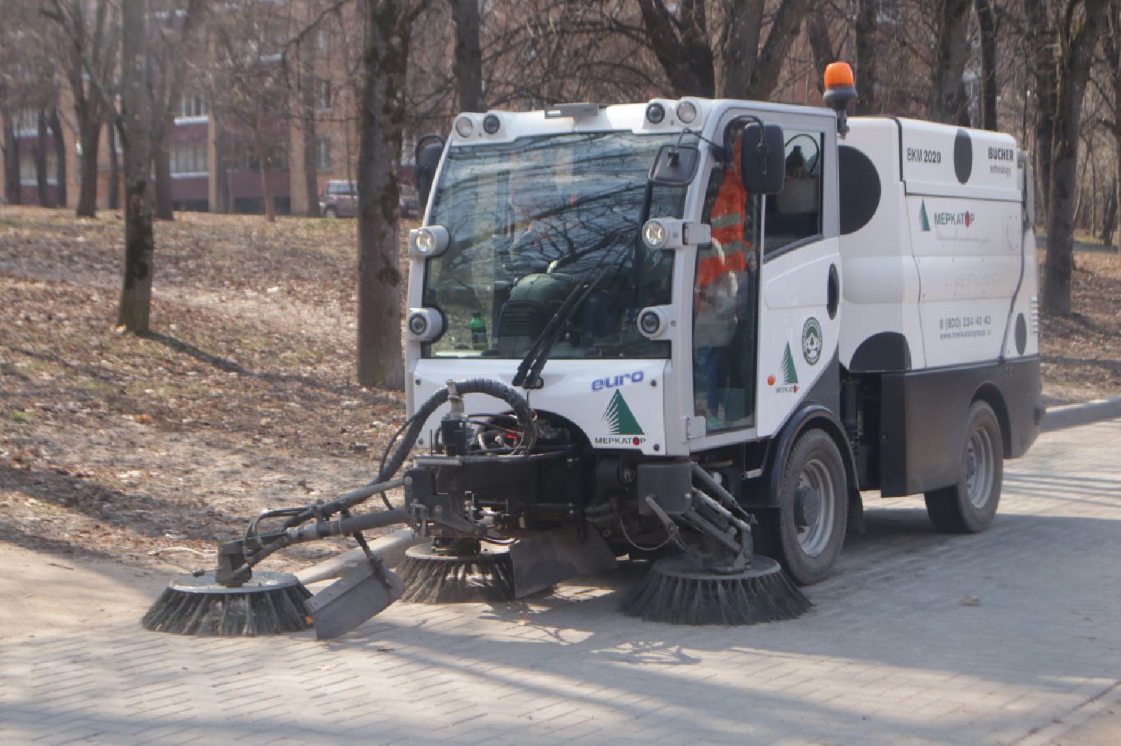 Пущино, благоустройство, техника