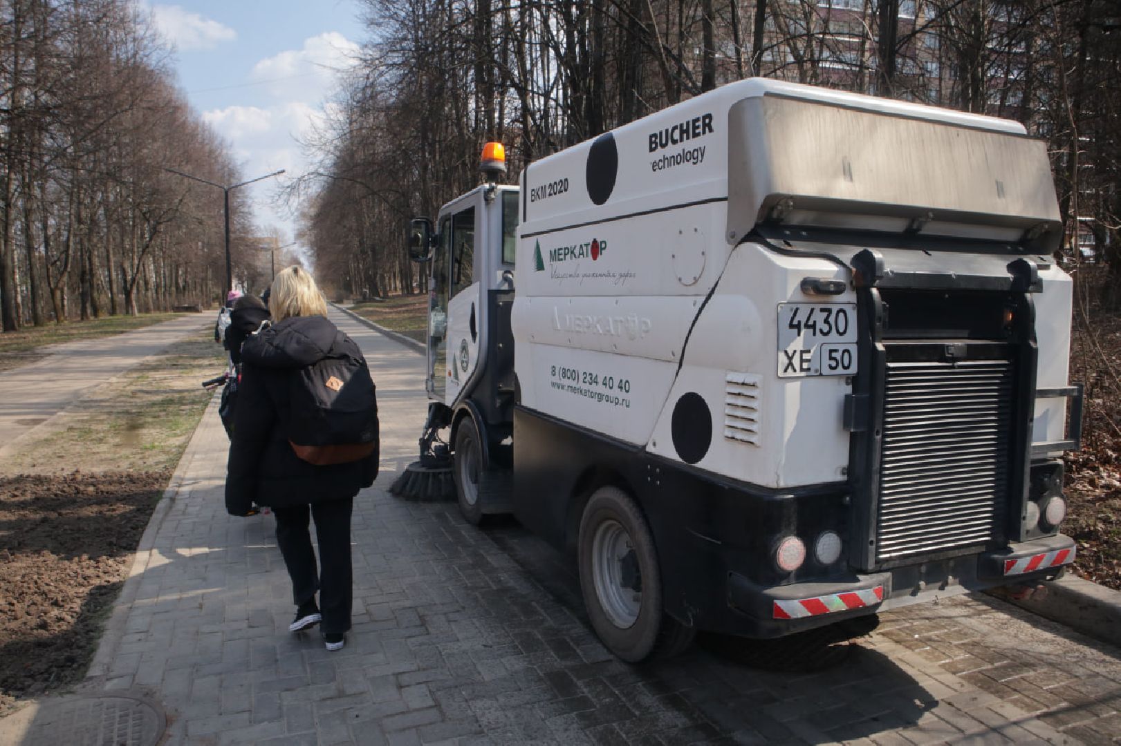 Пущино, благоустройство, техника