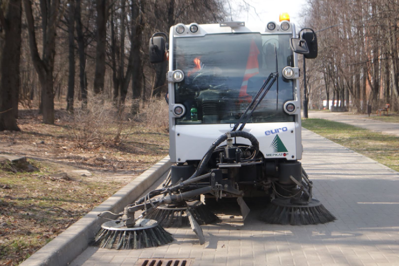 Пущино, благоустройство, техника