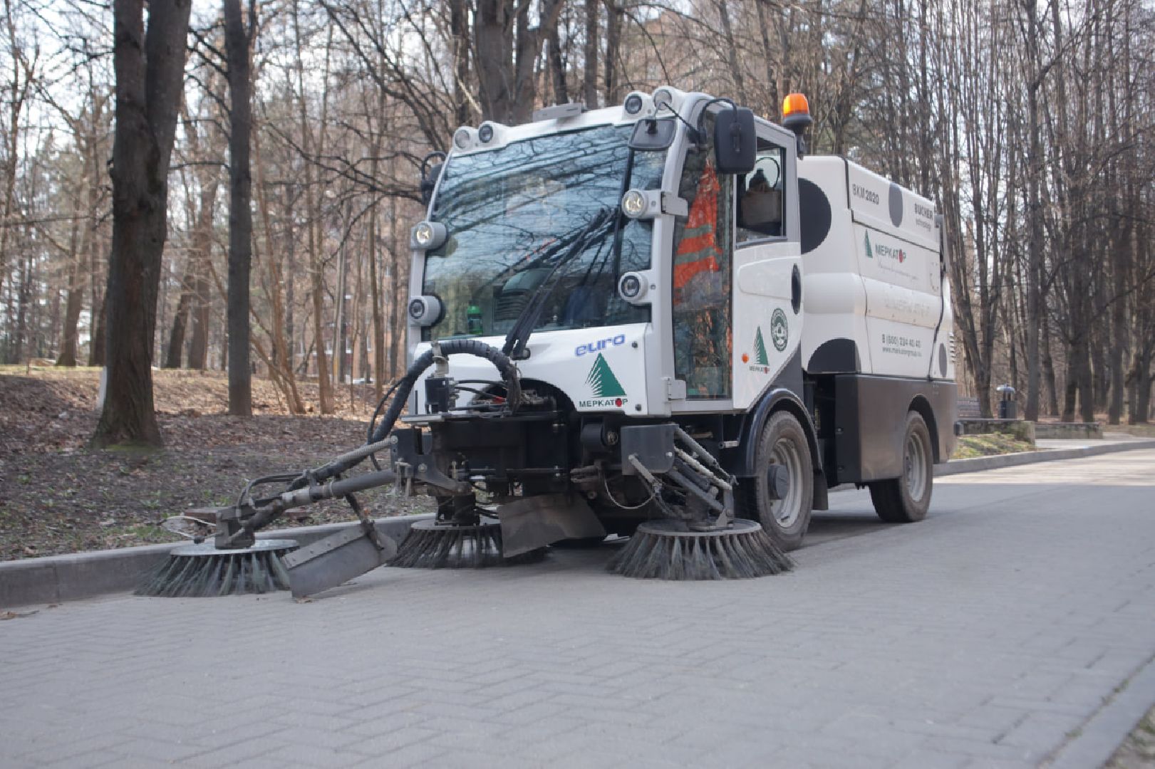 Пущино, благоустройство, техника