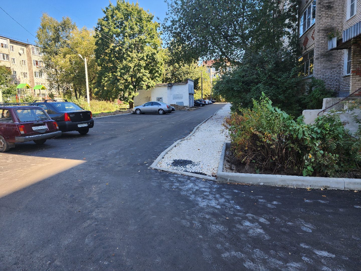 красноармейск, городской округ пушкинский, благоустроенная территория, комплексное благоустройство двора,