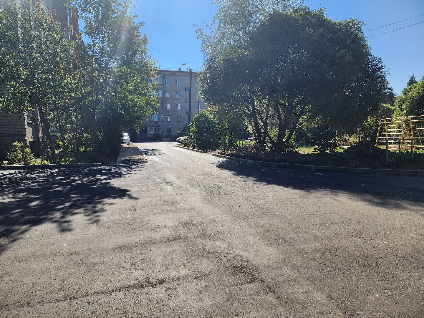 красноармейск, городской округ пушкинский, благоустроенная территория, комплексное благоустройство двора,