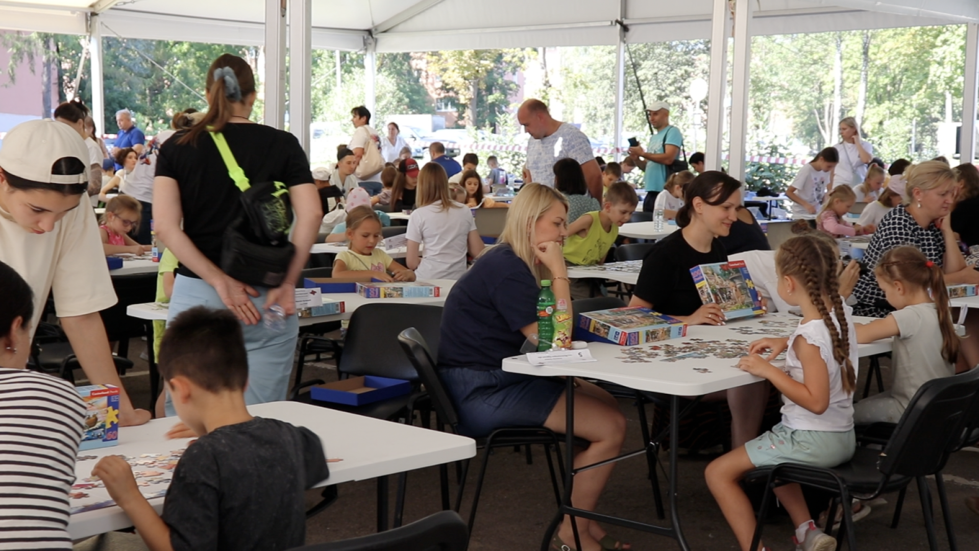 Клин, общество, спорт, пазлы, Чемпионат России по скоростной сборке пазлов, дети, Подмосковье,