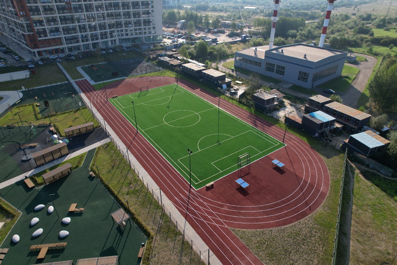 видео с коптера, отрада, школа,