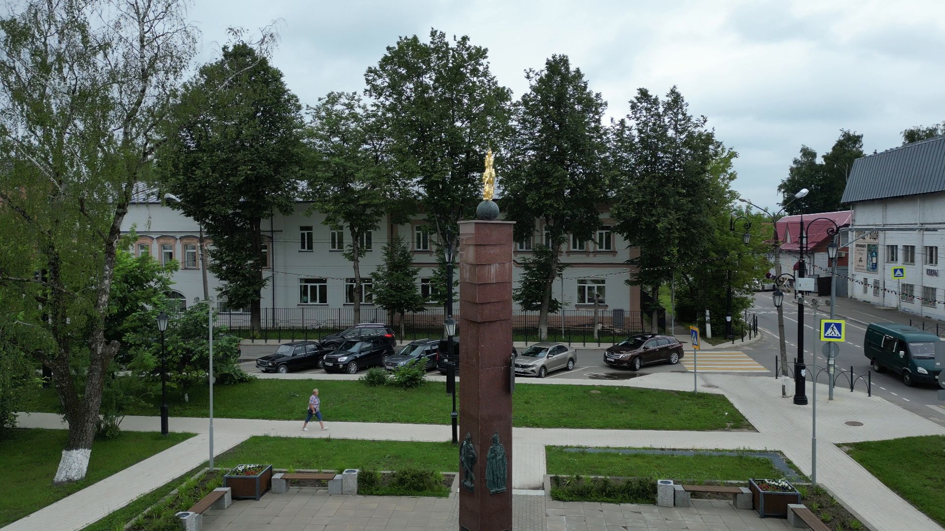 видео с коптера, верея,