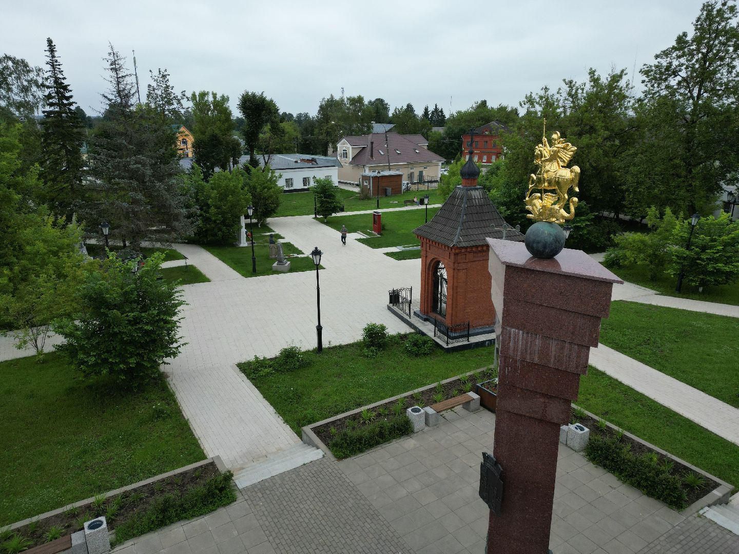 видео с коптера, верея,