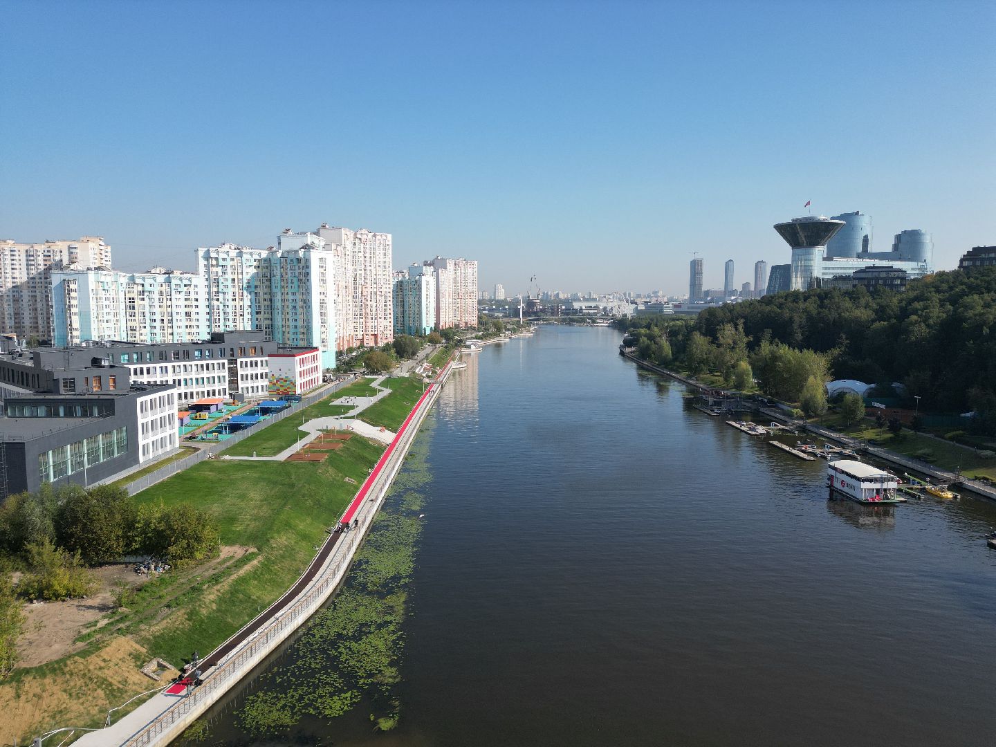 видео с коптера, школа, красногорск,