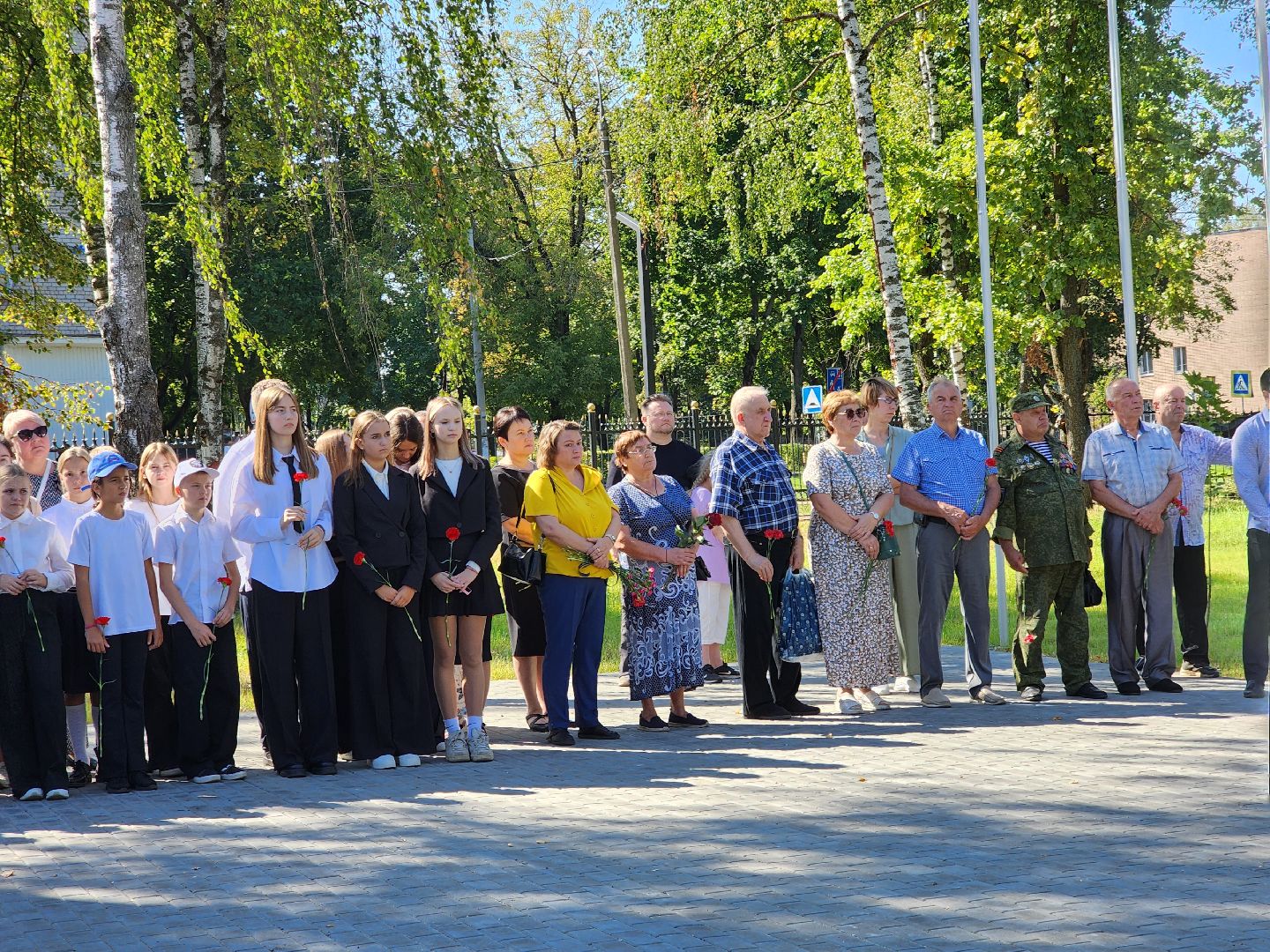 ногинск, митинг, беслан, день солидарности в борьбе с терроризмом, жители, общество, память,
