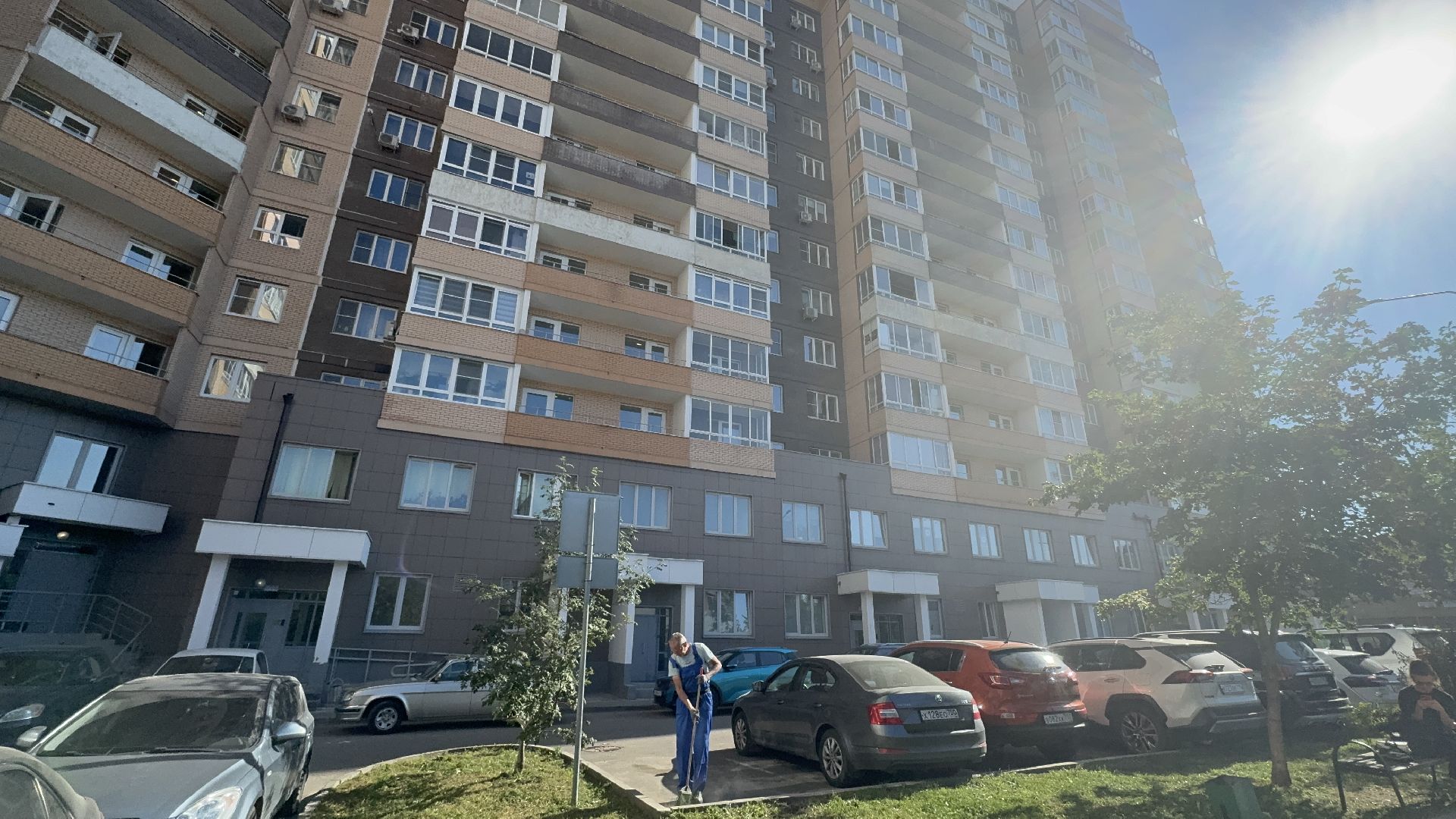 Солнечногорск, Уборка территории, Жители, покос травы, детская площадка,