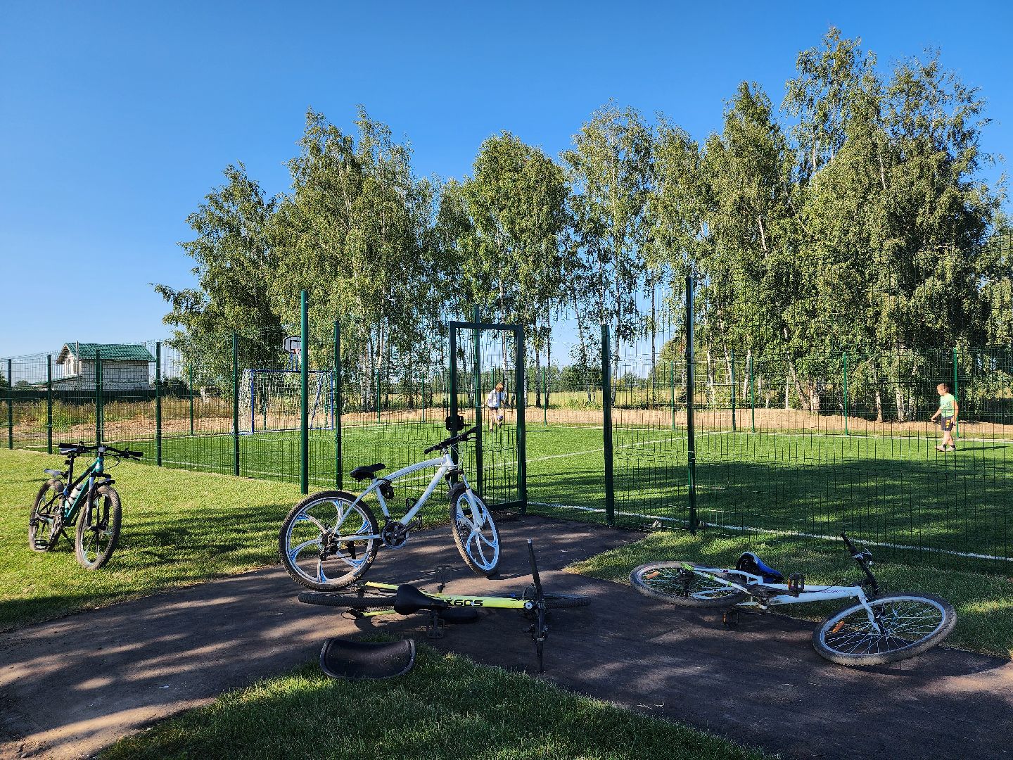 спортивно-игровая площадка, детская площадка, дети, Шульгино, Богородский городской округ,