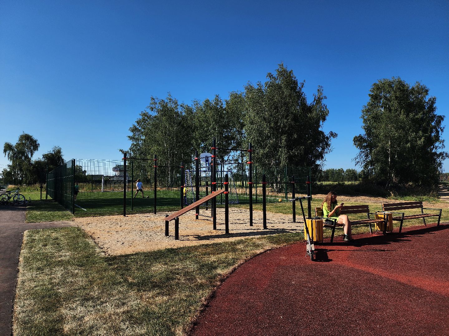 спортивно-игровая площадка, детская площадка, дети, Шульгино, Богородский городской округ,