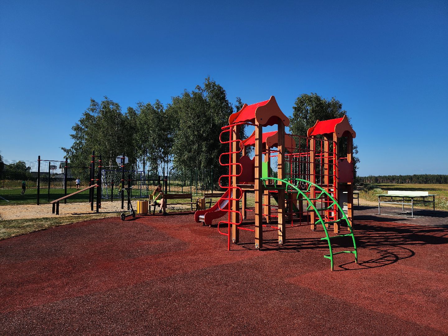 спортивно-игровая площадка, детская площадка, дети, Шульгино, Богородский городской округ,