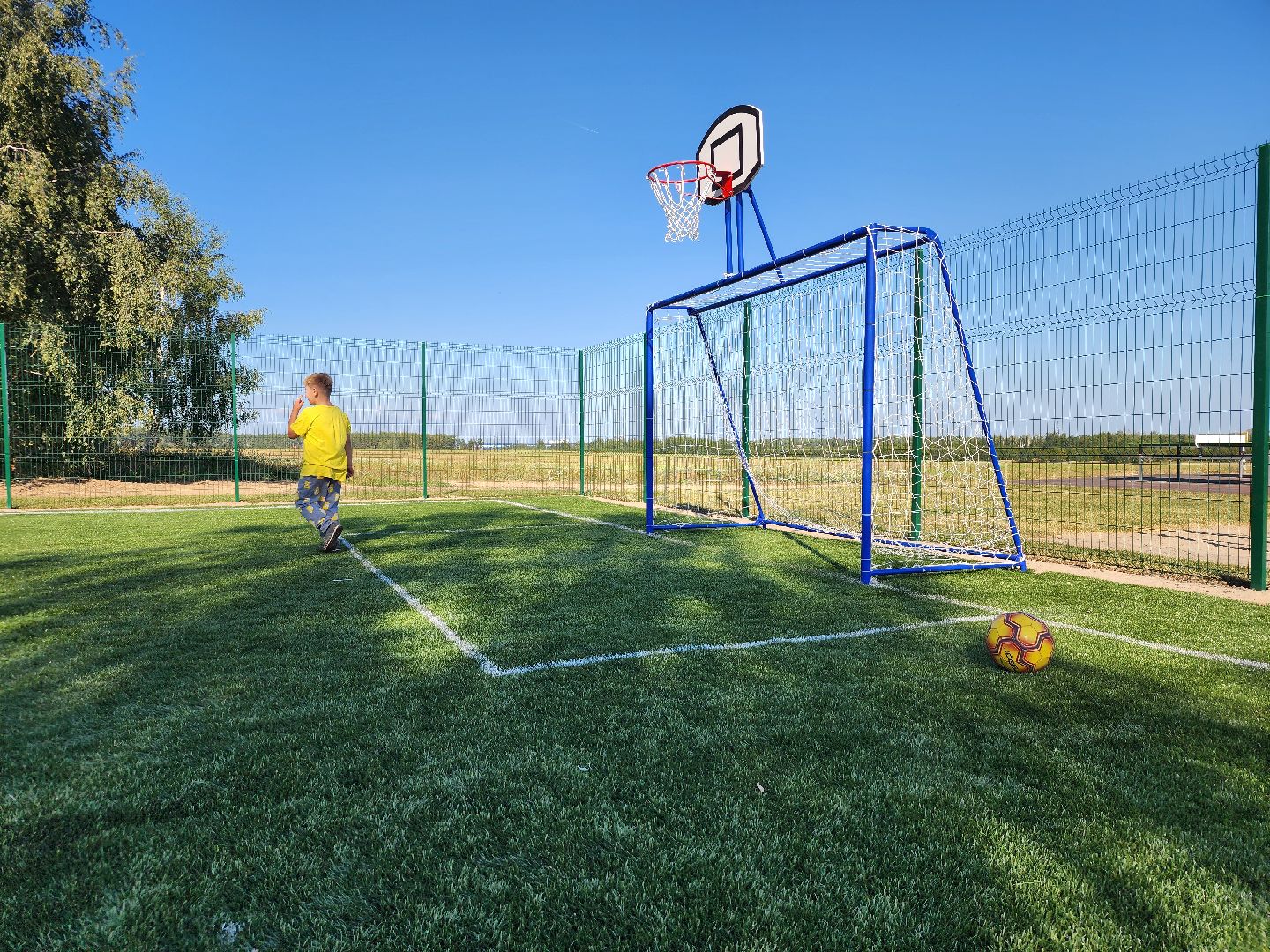 спортивно-игровая площадка, детская площадка, дети, Шульгино, Богородский городской округ,