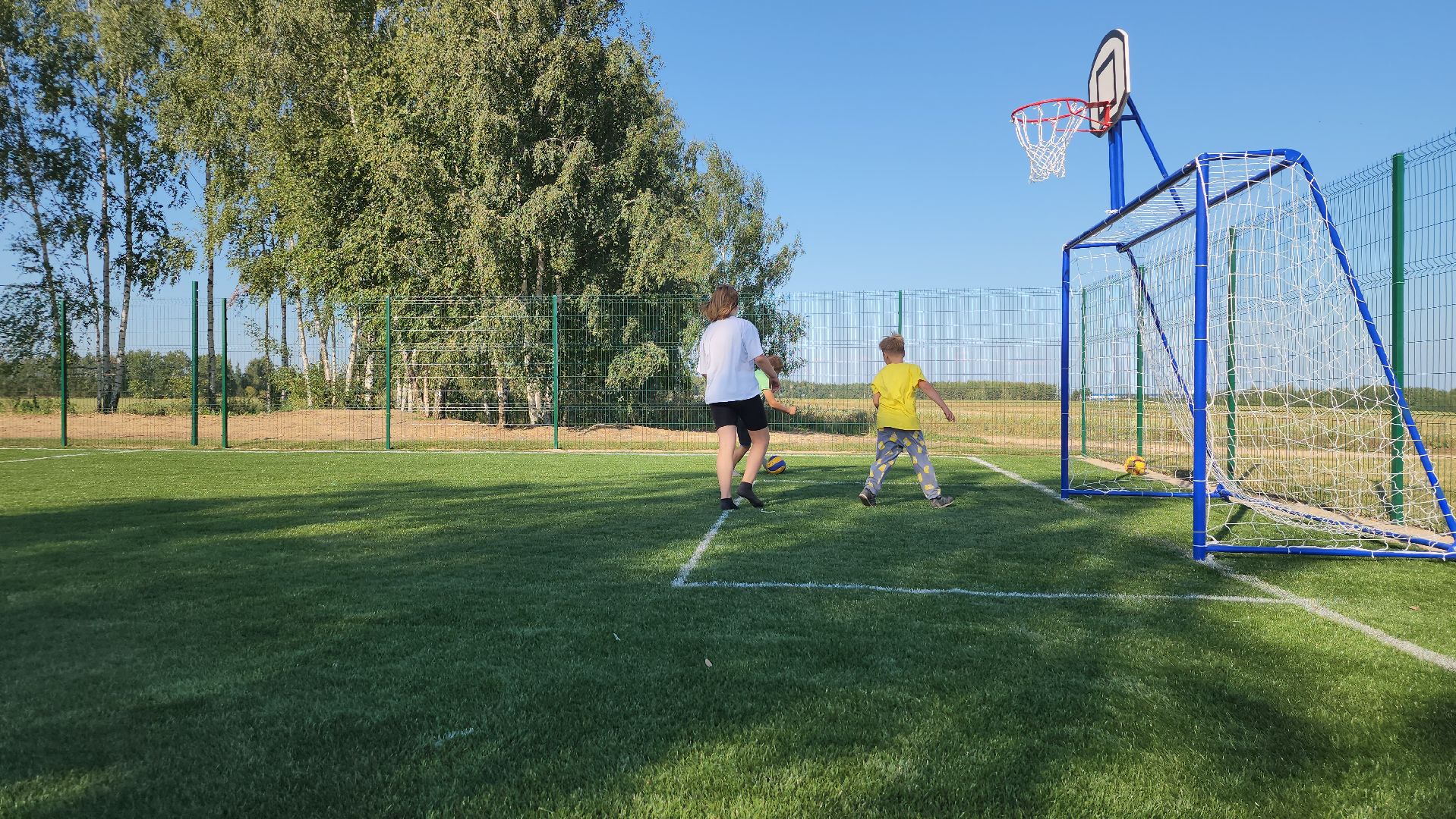 спортивно-игровая площадка, детская площадка, дети, Шульгино, Богородский городской округ,