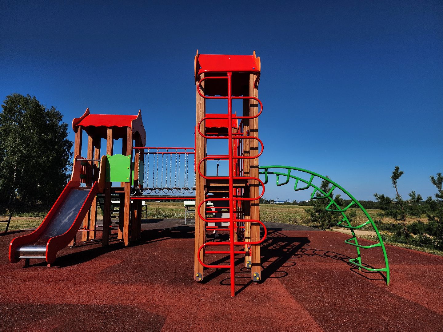 спортивно-игровая площадка, детская площадка, дети, Шульгино, Богородский городской округ,