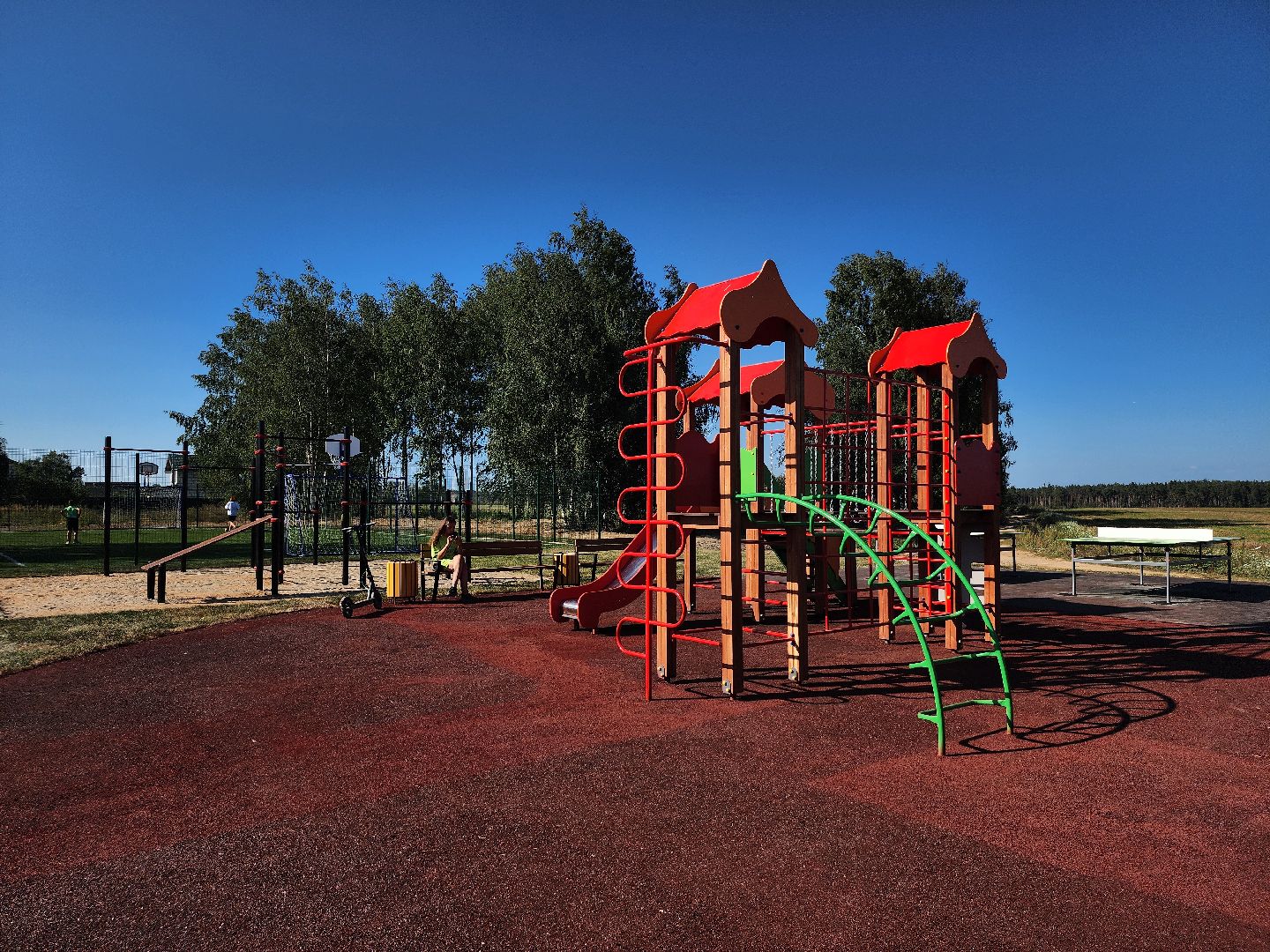 спортивно-игровая площадка, детская площадка, дети, Шульгино, Богородский городской округ,