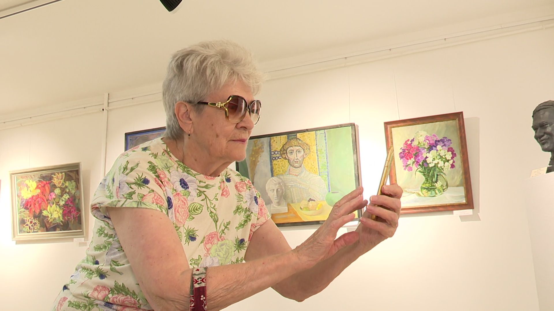 Реутов, выставка, Виталий Казанский, скульптуры, картины,день города,